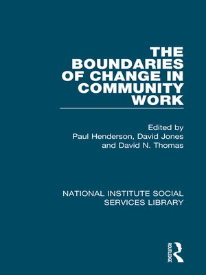 cover image of The Boundaries of Change in Community Work